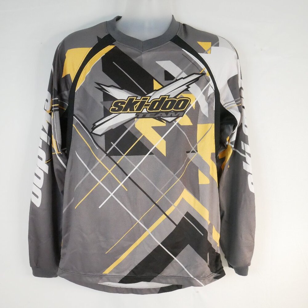 Ski-Doo Snowmobile Racing Team  BRP Longsleeve Jersey Shirt 2000s Size S